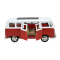 Автомодели - Автомодель Автопром Volkswagen T1 красно-белая (4387/1)#4