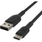 Павербанки - ​Кабель Belkin USB-A > USB-C заряджання/синхронізації 15Вт Type-C плетений чорний (CAB002BT3MBK)#3