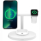 Павербанки - ​Зарядний пристрій бездротовий Belkin Magnetic Pad Qi2 15Вт 3в1 білий (WIZ032KQWH)#4