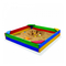 Ігрові комплекси, гойдалки, гірки - Дитяча пісочниця кольорова SportBaby з куточками 145х145х24 (Пісочниця - 1) (Песочница - 1)#2