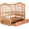 Детская мебель - Кровать Babyroom Дина D304 Коричневый (624549)#3