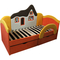 Детская мебель - Детская кроватка Ribeka Домик Оранжевый (09K048)#2