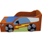 Детская мебель - Кроватка машинка Ribeka Автомобильчик Оранжевый (15M02)#2