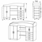Дитячі меблі - Ліжко-горище Універсал-2 Компанит Німфея альба (білий) (hub_t49907)#2