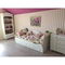 Дитячі меблі - Ліжко з ящиками Меблі UA 2000 * 800 Ассоль 100 Білий Дуб (20532)#2