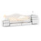 Дитячі меблі - Дитяче ліжко з комодом і тумбою Меблі UA Ассоль Белль прованс для дівчинки Білий / Белль Білий Дуб (44278)#2
