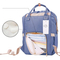 Товари для догляду - Рюкзак для мами LEQUEEN з термокишенею і органайзером (RDM LIGHT BLUE)#5