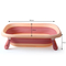 Товари для догляду - Набір 2Life дитяча складана ванночка 2Life Рожевий / Бежевий і дитячий портативний горщик літак Рожевий (n-1290)#2