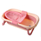 Товари для догляду - Набір 2Life дитяча складана ванночка 2Life Рожевий / Бежевий і дитячий портативний горщик літак Рожевий (n-1290)#4