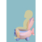 Товари для догляду - Набір 2Life дитяча складана ванночка 2Life Рожевий / Бежевий і дитячий портативний горщик літак Рожевий (n-1290)#8
