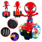 Фигурки персонажей - Игрушечная машинка-гироскутер Человек Паук Spider Man светодиодная с музыкальными эффектами игрушка на двух колесах (VD 3901)#2