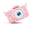 Фотоапарати - Дитячий цифровий фотоапарат Smart Kids з 2 "екраном в силіконовому чохлі" Кішечка "з вбудованими іграми Рожевий (FB 4423061)#7