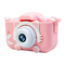 Фотоапарати - Дитячий цифровий фотоапарат Smart Kids з 2 "екраном в силіконовому чохлі" Кішечка "з вбудованими іграми Рожевий (FB 4423061)#8