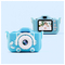 Фотоапарати - Дитячий цифровий фотоапарат Smart Kidsт з 2 "екраном в силіконовому чохлі" Кішечка "з вбудованими іграми Блакитний (FB 44230611)#2