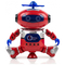 Роботы - Интерактивная игрушка танцующий светящийся робот HLV Dancing Robot 99444 Red (116004)#4