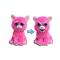 М'які тварини - Інтерактивна іграшка Feisty Pets Добрі Злі звірятка Рожева Кішка 20 см (SUN0138) (hub_SExQ26401)#3