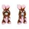 М'які тварини - Інтерактивна іграшка Feisty Pets Добрі Злі звірята Кролик 20 см Біло-коричневий (SUN0140) (hub_ZBTY66960)#2