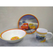 Чашки, склянки - Набір дитячого посуду Тачки Маквін 3 предмета порцеляна Interos ТО-8 (84409) (10468)#2
