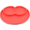 Товары по уходу - Набор силиконовая тарелка коврик для кормления ребенка 22х15 см и Слюнявчик ПВХ Красный (vol-1070)#5
