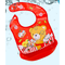 Товары по уходу - Набор силиконовая тарелка коврик для кормления ребенка 22х15 см и Слюнявчик ПВХ Красный (vol-1070)#8