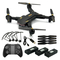 Радіокеровані моделі - Квадрокоптер Visuo XS809S з камерою 2MP wide angle Чорний (dronvisxs809s)#7