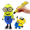 3D-ручки - 3D-ручка с разноцветным Эко Пластиком 9м c трафаретами 3dpen Желтый (1432828229)#3