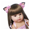 Куклы - Силиконовая коллекционная кукла Reborn Doll 55 см Девочка Моника (198)#2