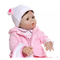Пупси - Силіконова колекційна лялька Реборн Reborn дівчинка Моллі Вінілова Лялька Висота 55 см (230)#2
