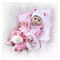 Пупсы - Силиконовая коллекционная кукла Реборн Reborn девочка Молли Виниловая Кукла Высота 55 См (230)#3