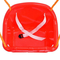 Ігрові комплекси, гойдалки, гірки - Пластикова гойдалка дитяча WCG RONA для дитячого майданчика Червоний (W-104)#4