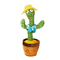 Фигурки персонажей - Говорящий танцующий кактус Trend-mix с Желтой шляпой и подсветкой Dancing Cactus 32 см Разноцветный (tdx0008297)#2