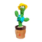 Фигурки персонажей - Говорящий танцующий кактус Trend-mix с Желтой шляпой и подсветкой Dancing Cactus 32 см Разноцветный (tdx0008297)#3