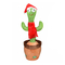Фигурки персонажей - Говорящий танцующий кактус Trend-mix Новогодний с подсветкой Dancing Cactus 32 см Разноцветный (tdx0008290)#3