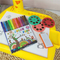Детская мебель - Детский мольберт для рисования с проектором ART Set Projector painting Желтый (NEM 1102/1)#6