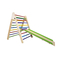 Ігрові комплекси, гойдалки, гірки - Трикутник піклеру Sportbaby для раннього розвитку кольорової висота 106 см з гіркою 120 см (Пиклер - Сосна Цвет+Горка)#2