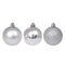 Аксесуари для свят - Набір пластикових новорічних кульок Flora 24 шт D-6 см (12037) (MR35195)#2