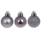 Аксесуари для свят - Куля новорічна BonaDi D-3 см 25 шт Сріблястий (147-145) (MR62324)#2