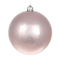 Аксессуары для праздников - Шар новогодний пластиковый Flora D-12 см Розовый (12032) (MR62338)#2