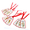 Аксесуари для свят - Комплект ялинкових іграшок Elso Новорічні ангелочки 9шт.(032NY) (MR35100)#2