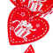 Аксессуары для праздников - Набор игрушек Elisey Новогодняя сказка 5 см Красный с белым (0446j) (MR61994)#4
