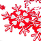 Аксессуары для праздников - Набор игрушек Elisey Морозные узоры 5 см Красный с белым (0448j) (MR62009)#3