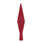 Аксессуары для праздников - Верхушка пластиковая на елку Flora Звезда 25 см Красный (75910) (MR59709)#2
