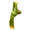 Персонажи мультфильмов - Мягкая игрушка обнимашка Хаги Ваги Unbranded салатовая с блёстками и звездочками 40 см с липучками на лапках (ae38ec3d)#5
