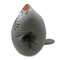 Подушки - М'яка іграшка муфта-антистрес Ручний кіт Сірий Expetro (A214)#2