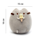 Подушки - Мягкая игрушка S&T Pusheen cat с мороженым 18 см Gray (vol-68)#2