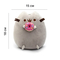 М'які тварини - М'яка іграшка Pusheen cat з пончиком Сірий та тримач для мобільного (vol-1047)#2
