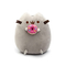 Мягкие животные - Мягкая игрушка Pusheen cat с пончиком Серый и держатель для мобильного (vol-1047)#6