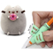 Подушки - Комплект м'яка іграшка кіт з пончиком Пушин кет та силіконова насадка для корекції письма (vol-1346)#2