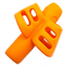 Подушки - Силиконовая насадка для коррекции письма оранжевый и мягкая игрушка кот с пончиком VOLRO Пушин кэт 18 см Серый (vol-1766)#7