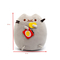Подушки - Набор мягких игрушек S&T Pusheen cat с Пончиком и с Чипсом в лапках 18х15 см Серый (vol-9979)#3